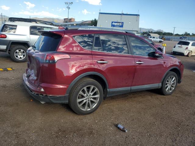 2T3YFREV4JW438088 - 2018 TOYOTA RAV4 LIMITED Qırmızı foto 3