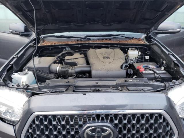 3TMCZ5AN5KM219577 - 2019 TOYOTA TACOMA DOUBLE CAB GRAY photo 11