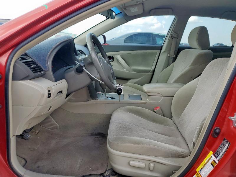 4T4BF3EK5AR050360 - 2010 TOYOTA CAMRY BASE Красный фото 7