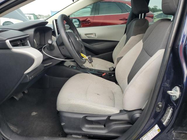 5YFEPMAE3MP158377 - 2021 TOYOTA COROLLA LE BLUE photo 7