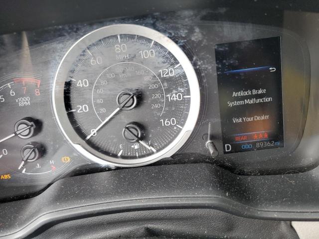 5YFEPMAE3MP158377 - 2021 TOYOTA COROLLA LE BLUE photo 9