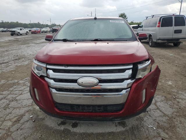 2FMDK3JC1DBE02924 - 2013 FORD EDGE SEL RED photo 5