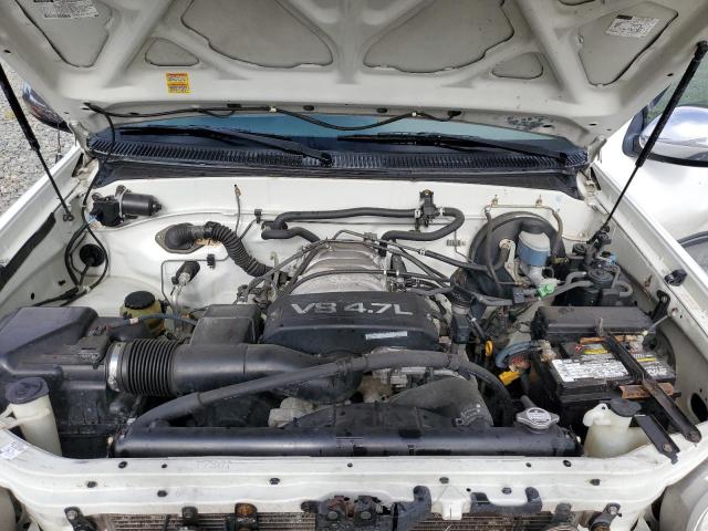 5TBRT3418YS113330 - 2000 TOYOTA TUNDRA ACCESS CAB თეთრი ფოტო 11