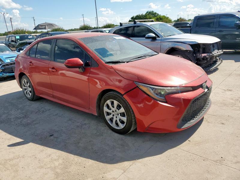 5YFEPRAE4LP118577 - 2020 TOYOTA COROLLA LE წითელი ფოტო 4