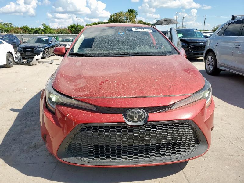 5YFEPRAE4LP118577 - 2020 TOYOTA COROLLA LE წითელი ფოტო 5