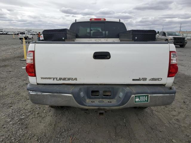 5TBBT44135S462866 - 2005 TOYOTA TUNDRA ACCESS CAB SR5 WHITE photo 6