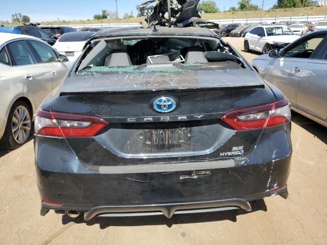 4T1G31AK3MU029627 - 2021 TOYOTA CAMRY SE BLACK photo 6