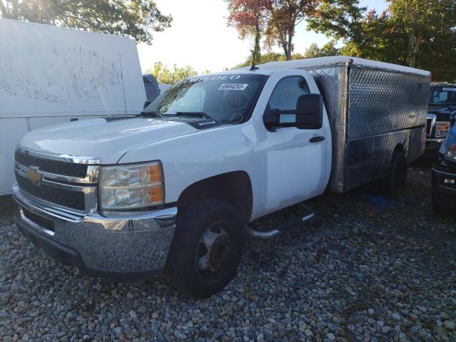 1GB3C0CG4BF144541 - 2011 CHEVROLET SILVERADO C3500 LT WHITE photo 1