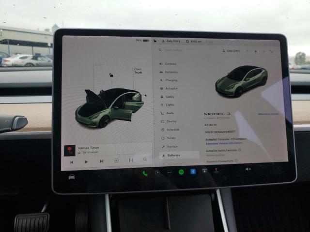 5YJ3E1EA2JF045577 - 2018 TESLA MODEL 3 Graphite photo 9