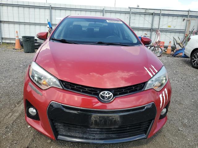 2T1BURHEXFC444471 - 2015 TOYOTA COROLLA L RED photo 5