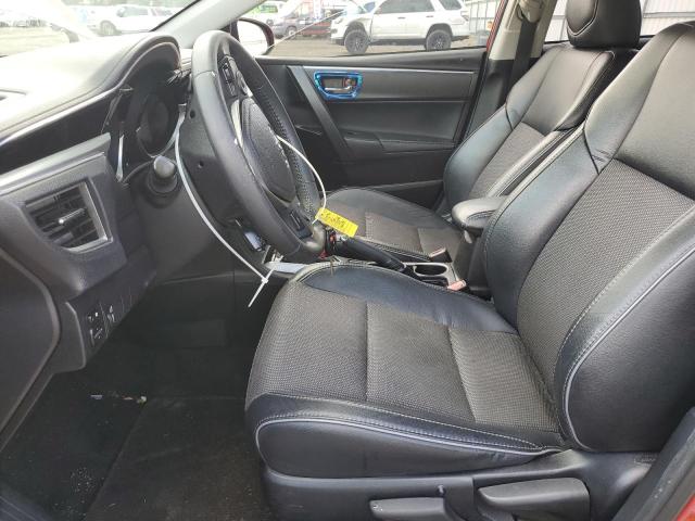 2T1BURHEXFC444471 - 2015 TOYOTA COROLLA L RED photo 7