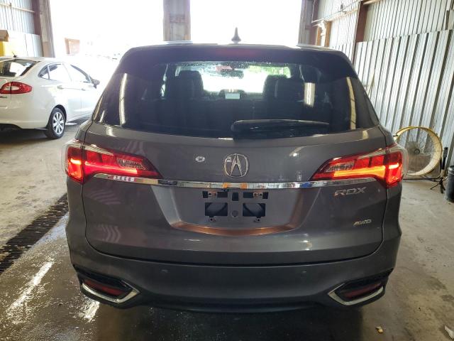 5J8TB4H72JL005069 - 2018 ACURA RDX ADVANCE GRAY photo 6