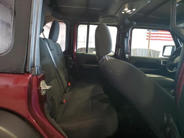 1C4HJXDG6MW721183 - 2021 JEEP WRANGLER U SPORT BURGUNDY photo 10