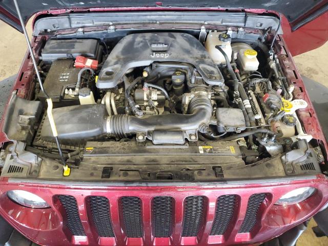 1C4HJXDG6MW721183 - 2021 JEEP WRANGLER U SPORT BURGUNDY photo 11