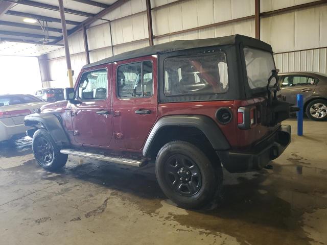 1C4HJXDG6MW721183 - 2021 JEEP WRANGLER U SPORT BURGUNDY photo 2