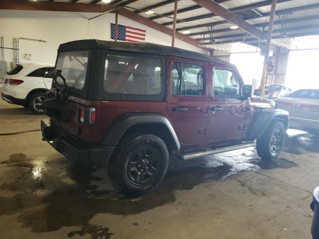 1C4HJXDG6MW721183 - 2021 JEEP WRANGLER U SPORT BURGUNDY photo 3