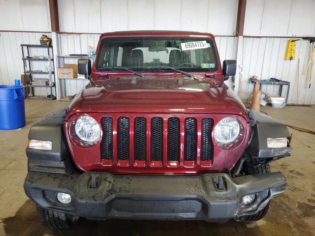 1C4HJXDG6MW721183 - 2021 JEEP WRANGLER U SPORT BURGUNDY photo 5