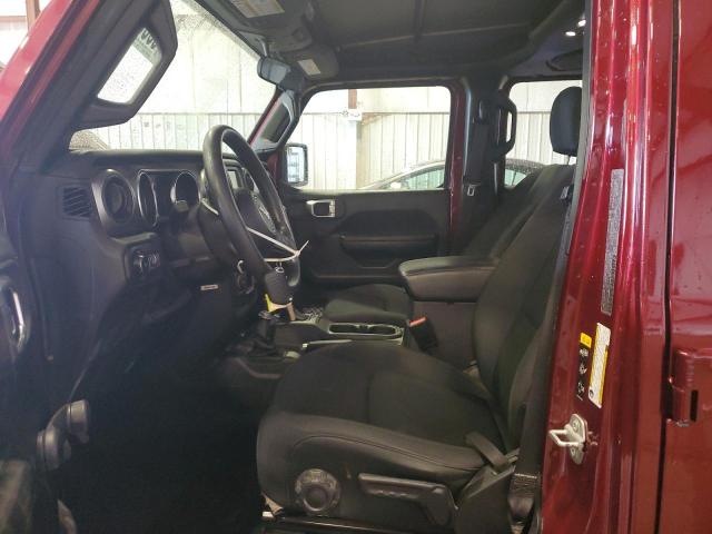 1C4HJXDG6MW721183 - 2021 JEEP WRANGLER U SPORT BURGUNDY photo 7