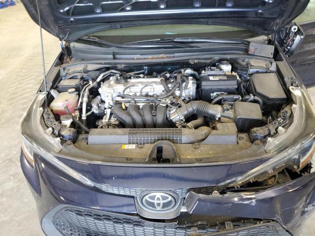5YFEPRAE9LP058389 - 2020 TOYOTA COROLLA LE BLUE photo 11