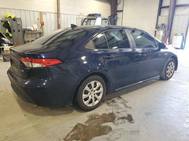 5YFEPRAE9LP058389 - 2020 TOYOTA COROLLA LE BLUE photo 3