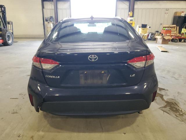 5YFEPRAE9LP058389 - 2020 TOYOTA COROLLA LE BLUE photo 6