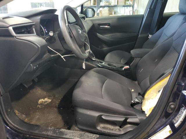 5YFEPRAE9LP058389 - 2020 TOYOTA COROLLA LE BLUE photo 7