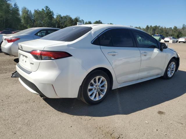 5YFBPRBE8LP043853 - 2020 TOYOTA COROLLA LE Ақ фото 3