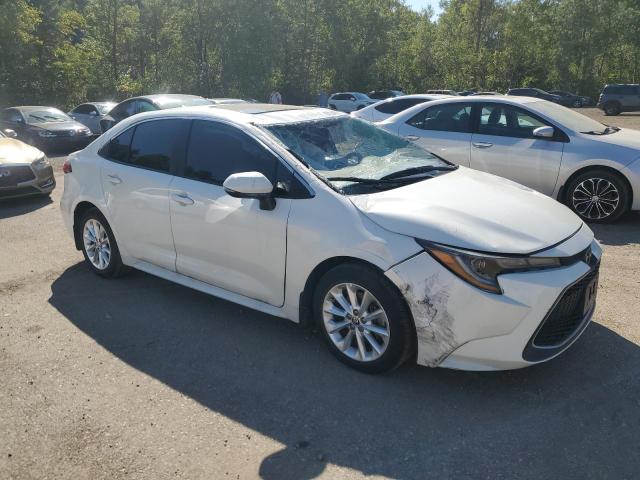 5YFBPRBE8LP043853 - 2020 TOYOTA COROLLA LE Ақ фото 4