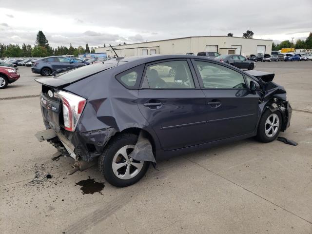 JTDKN3DU2D1636542 - 2013 TOYOTA PRIUS ლურჯი ფოტო 3