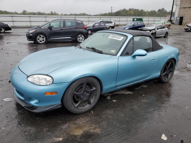 JM1NB353920229669 - 2002 MAZDA MX-5 MIATA BASE TURQUOISE photo 1