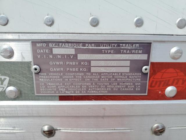 1UYVS2539FP089387 - 2015 UTILITY TRAILER WHITE photo 10