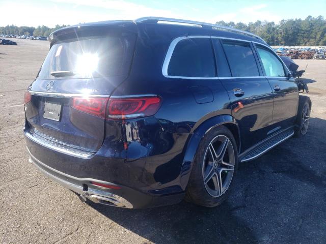 4JGFF8GE8MA546579 - 2021 MERCEDES-BENZ GLS 580 4MATIC BLUE photo 3