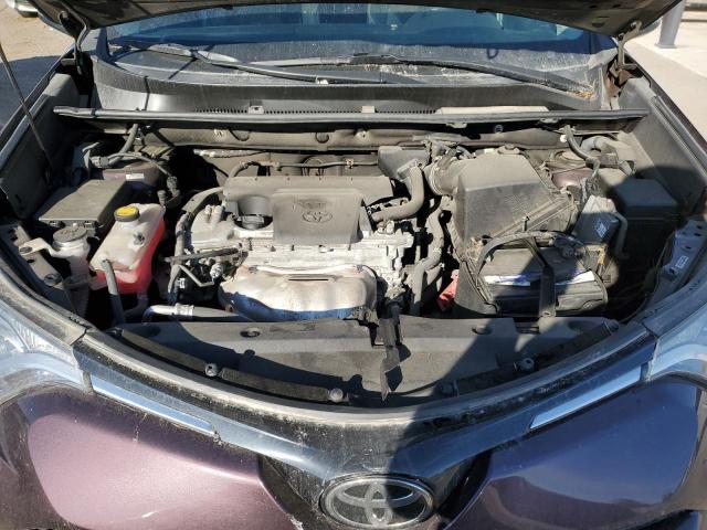 2T3WFREV6HW401464 - 2017 TOYOTA RAV4 XLE PURPLE photo 12