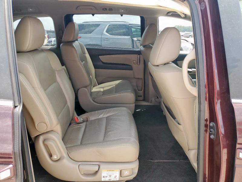 5FNRL5H64BB032569 - 2011 HONDA ODYSSEY EXL BURGUNDY photo 11