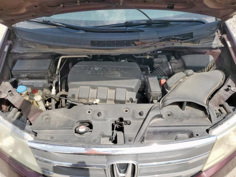 5FNRL5H64BB032569 - 2011 HONDA ODYSSEY EXL BURGUNDY photo 12