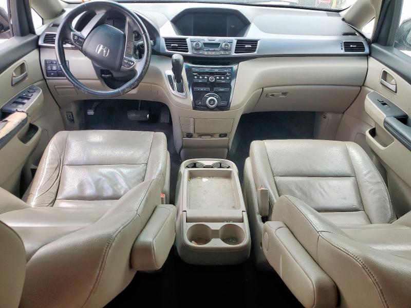 5FNRL5H64BB032569 - 2011 HONDA ODYSSEY EXL BURGUNDY photo 8