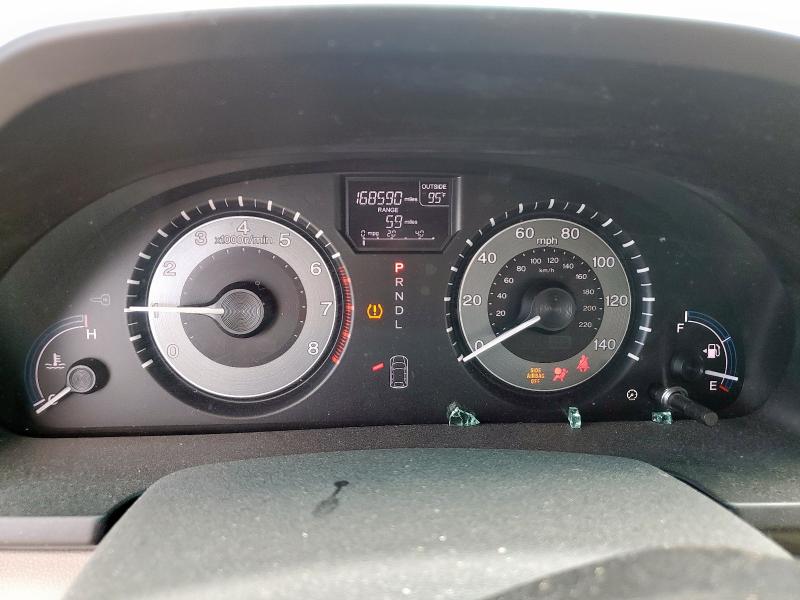 5FNRL5H64BB032569 - 2011 HONDA ODYSSEY EXL BURGUNDY photo 9