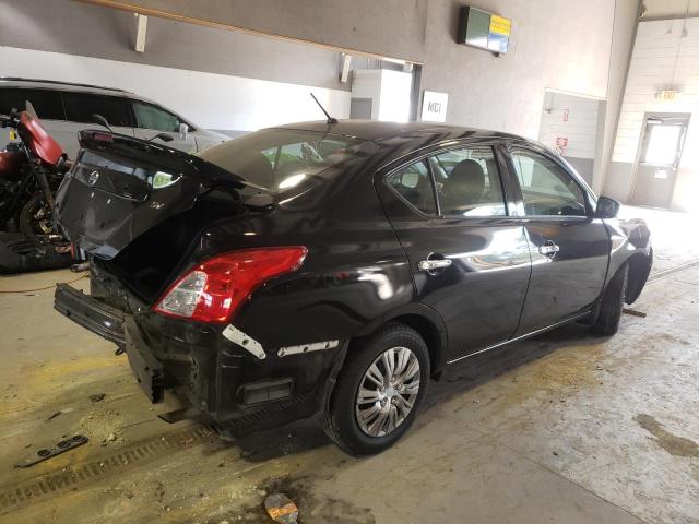 3N1CN7AP0HL891377 - 2017 NISSAN VERSA S BLACK photo 3