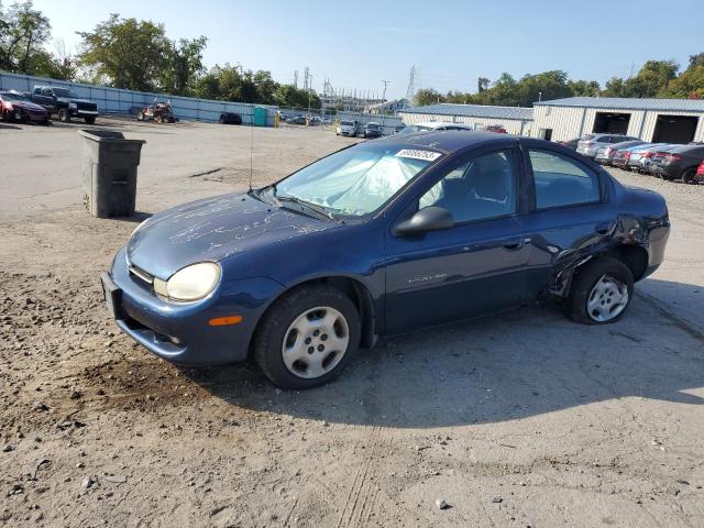 1B3ES46C5YD739671 - 2000 DODGE NEON BASE BLUE photo 1