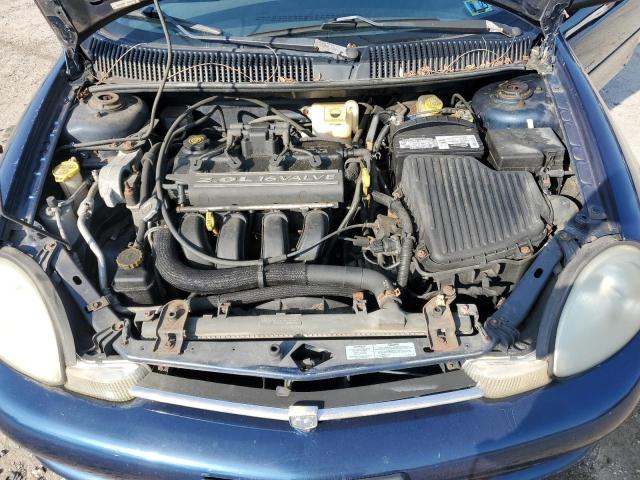 1B3ES46C5YD739671 - 2000 DODGE NEON BASE BLUE photo 11