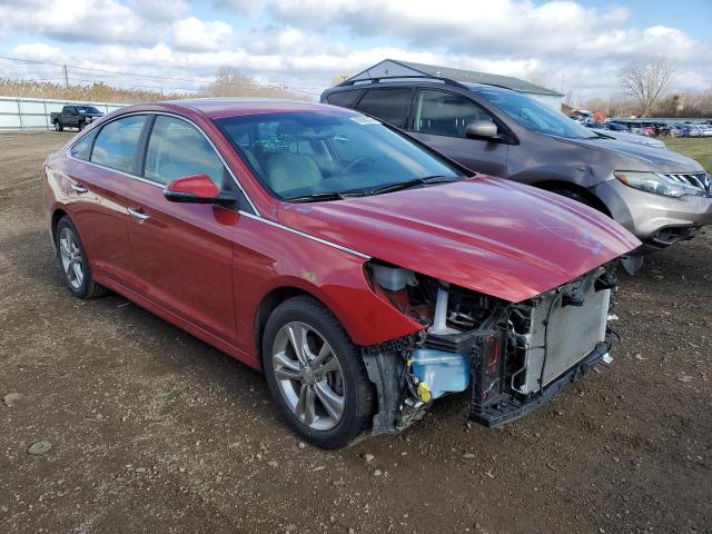 5NPE34AF0JH658994 - 2018 HYUNDAI SONATA SPORT RED photo 4