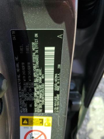 5TDKZRFH3JS543583 - 2018 TOYOTA HIGHLANDER SE Boz foto 13