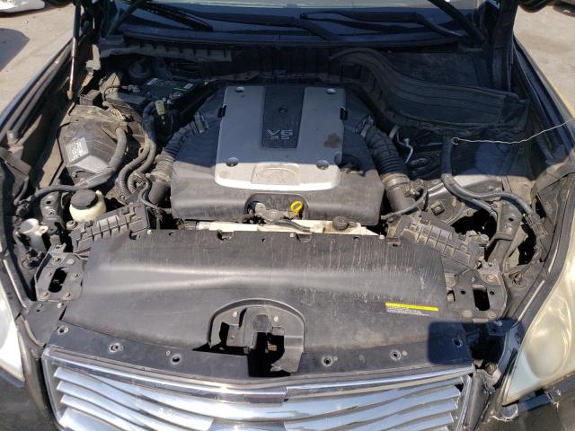 JNKAJ09E58M300751 - 2008 INFINITI EX35 BASE BLACK photo 11