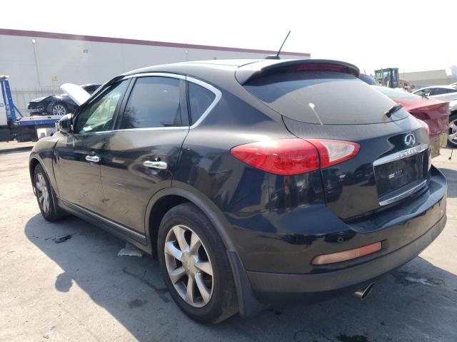 JNKAJ09E58M300751 - 2008 INFINITI EX35 BASE BLACK photo 2