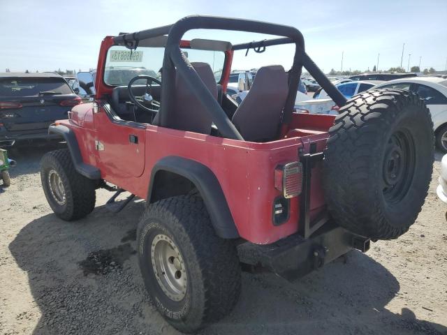 2J4FY39T5LJ523924 - 1990 JEEP WRANGLER / ISLANDER RED photo 2