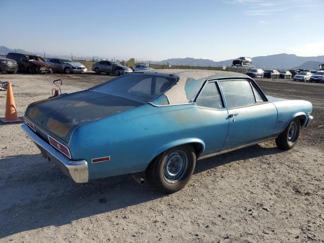 2Y27D2L100334 - 1972 PONTIAC VENTURA BLUE photo 3