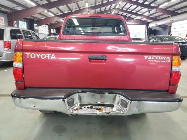 5TEGN92N34Z318276 - 2004 TOYOTA TACOMA DOUBLE CAB PRERUNNER RED photo 6