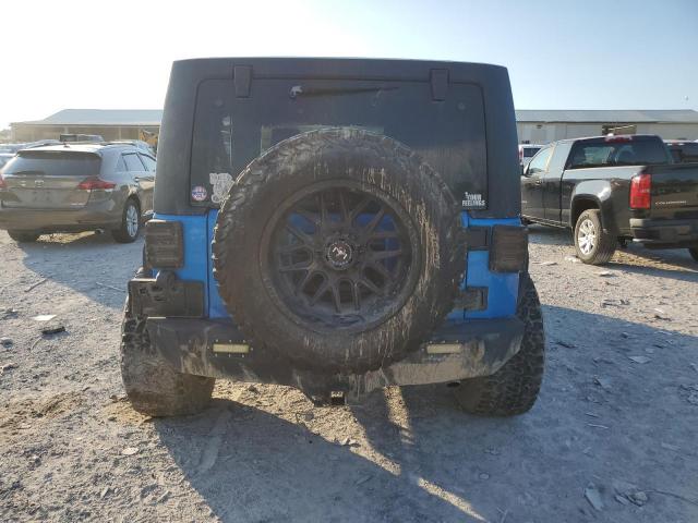 1C4BJWDG2FL572128 - 2015 JEEP WRANGLER UNLIMITED SPORT BLUE photo 6