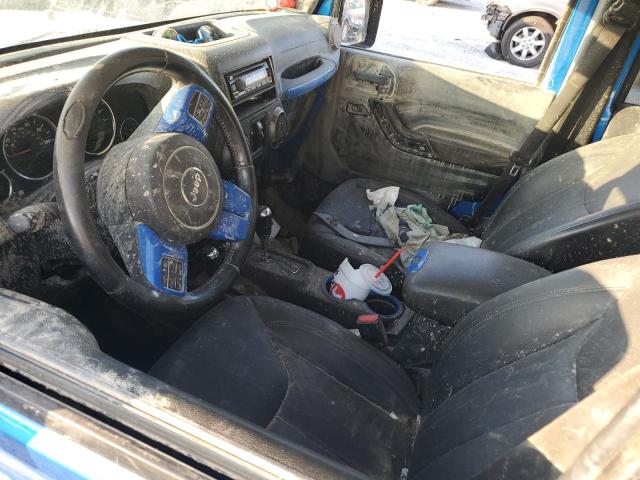 1C4BJWDG2FL572128 - 2015 JEEP WRANGLER UNLIMITED SPORT BLUE photo 8