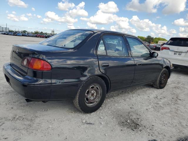1NXBR12E61Z551455 - 2001 TOYOTA COROLLA CE BLACK photo 3